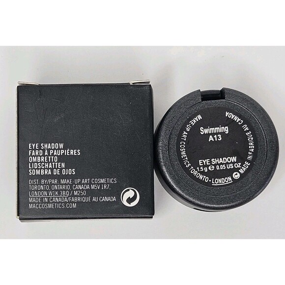 MAC Powder Single Eye Shadow ~ Swimming ~ NEW IN BOX 0.05oz/1.5g - Picture 4 of 7